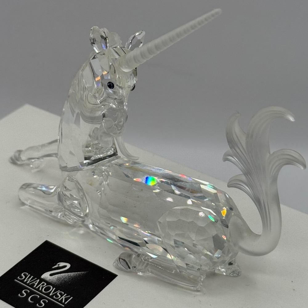 Swarovski SCS 1996 Fabulous Creatures The Unicorn Crystal Figurine 191727 Boxed